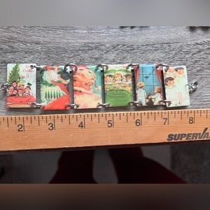 Plunder Vintage made modern Christmas Charm Bracelet